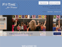 Tablet Screenshot of fittimefrankfort.com